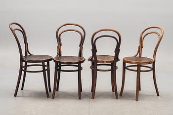 STOLAR, 4 st, snarlika, bl a Thonet, 1900-talets början.