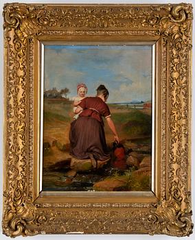 Unknown artist, 19th century, oil on panel.