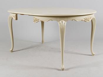 MATSALSMÖBEL, 5 delar, rokokostil, 1900-talets andra hälft.