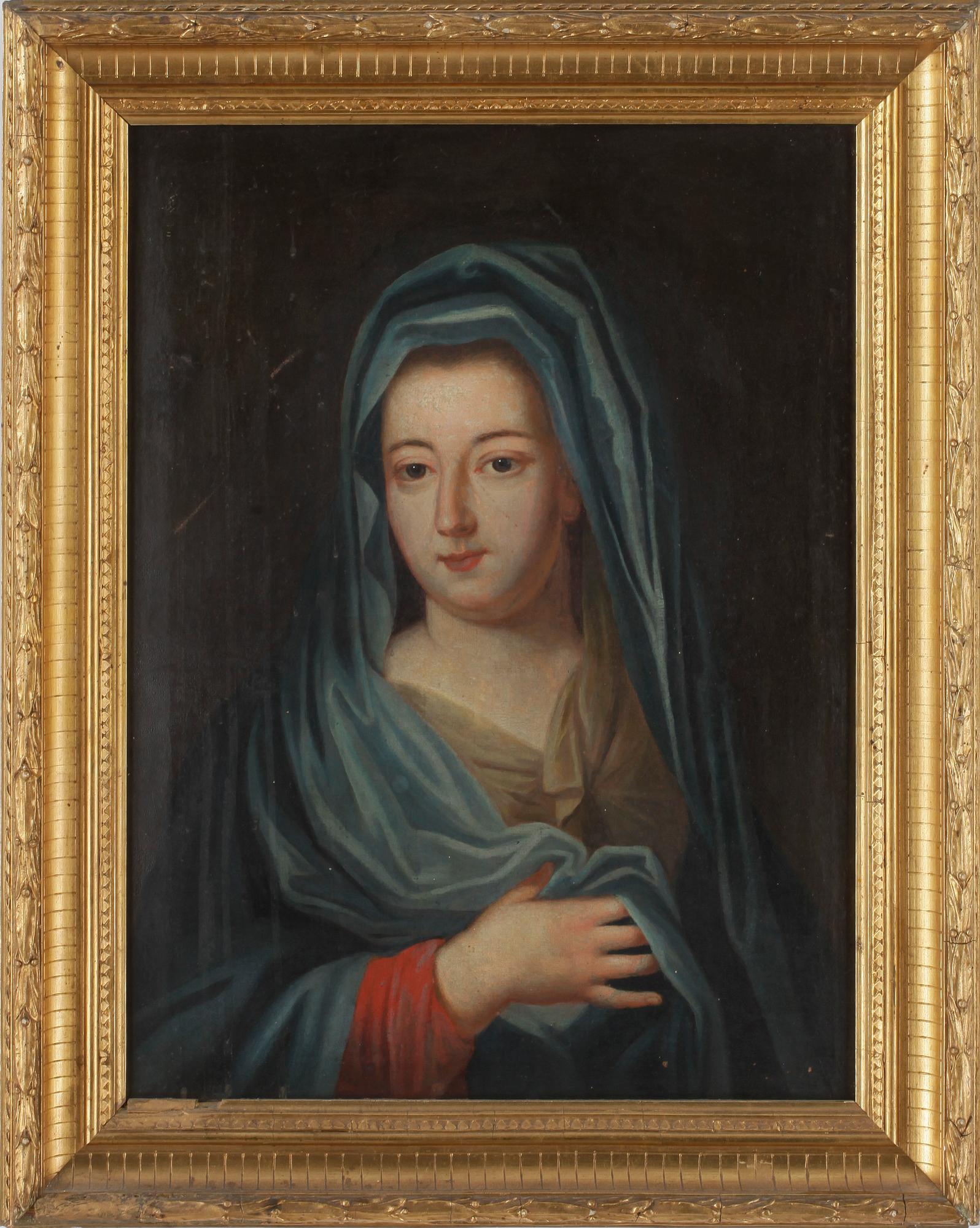 OKÄND KONSTNÄR, olja på duk, 1700-tal, ej signerad.