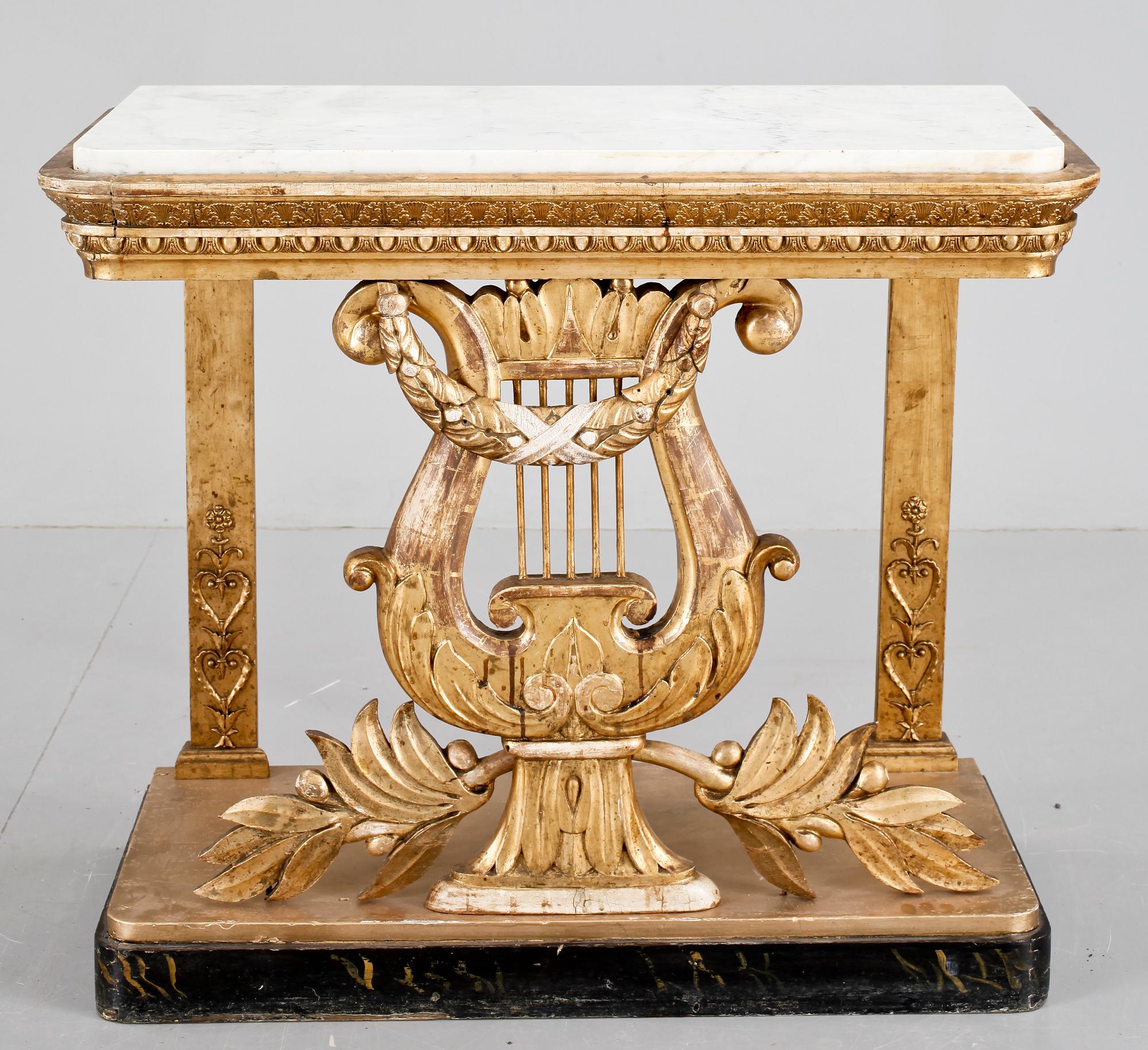 KONSOLBORD, empire, 1800-talets första hälft.