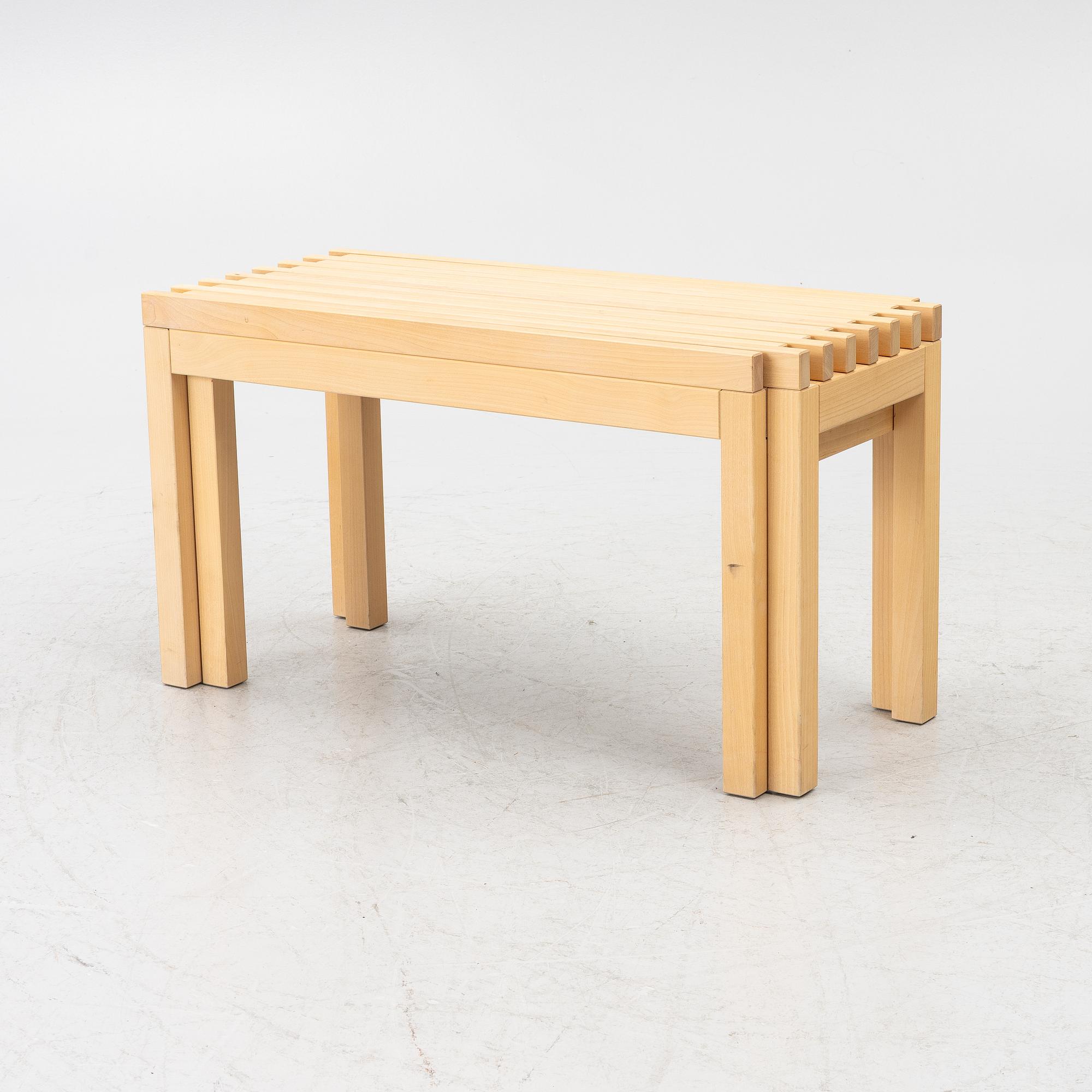 Marit Stigsdotter, a 'Cambio' bench, Stolab, 2008.