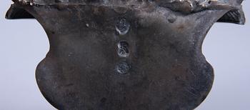 VIGVATTENBEHÅLLARE, 4 st, silver, Östeuropa, bär otydliga stämplar, 1800/1900-tal.