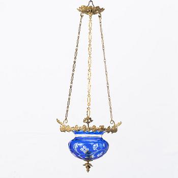 A late Empire ceiling lamp, mid-19th Century.