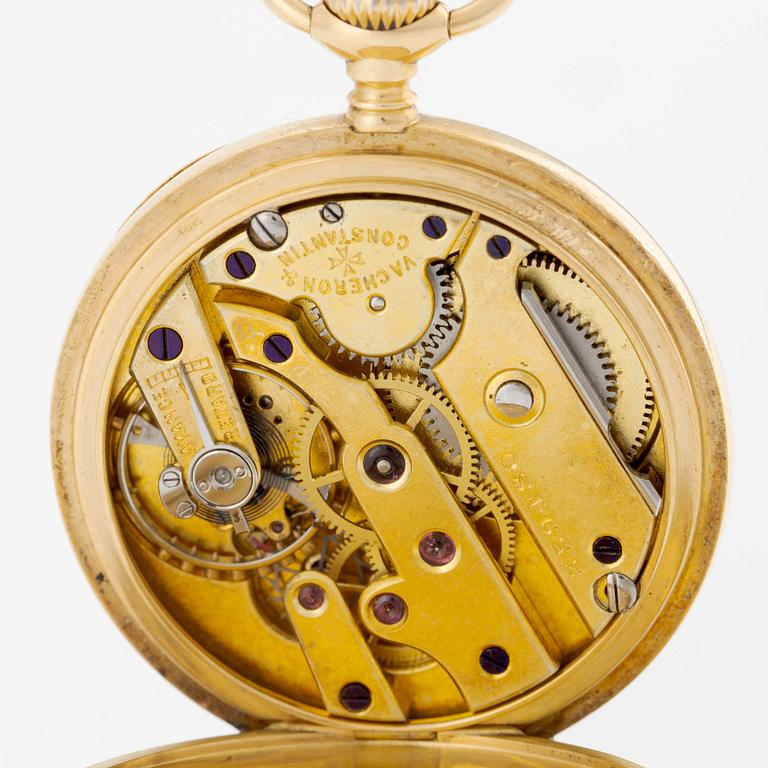 Vacheron & Constantin, Geneva, 18K gold, pocket watch, 34 mm.