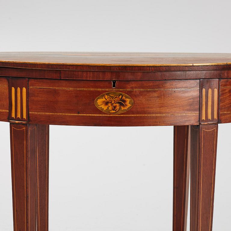 A late Gustavian sewing-table, early 19th Century.