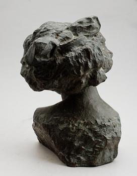 LEONARDO BAZZARO, skulptur, brons, "Baciami", 1800-/1900-tal.