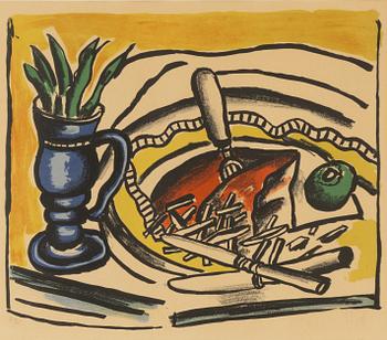 Fernand Léger, "Nature Morte au Vasebleu".