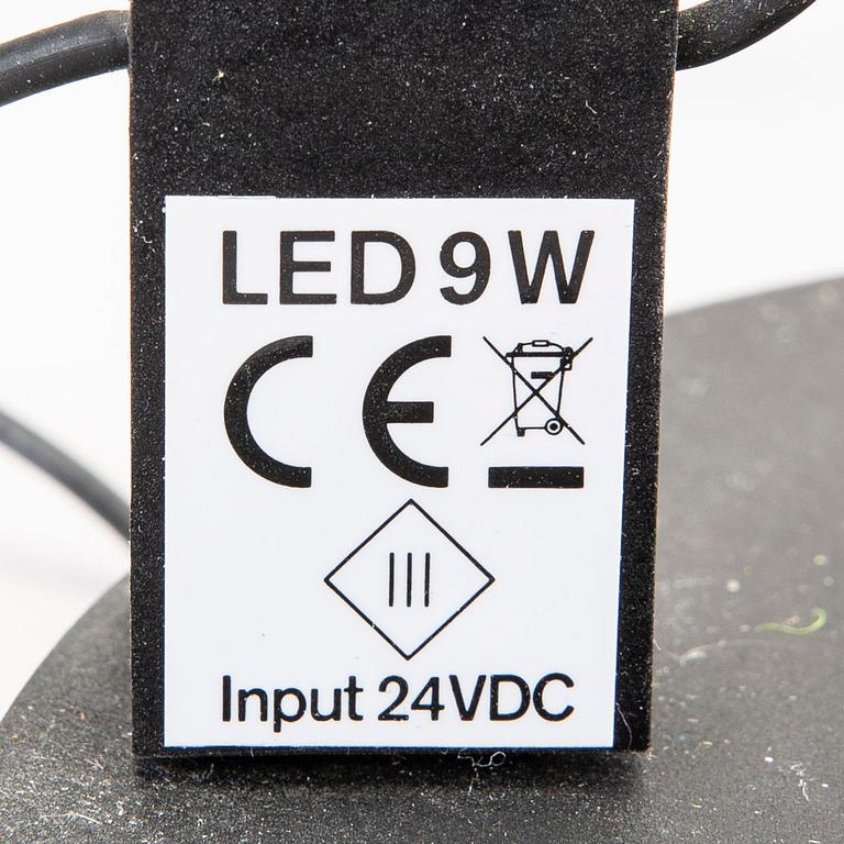 Dirk Winkel for Wästberg, table lamps, a pair, "w127b2", contemporary production.