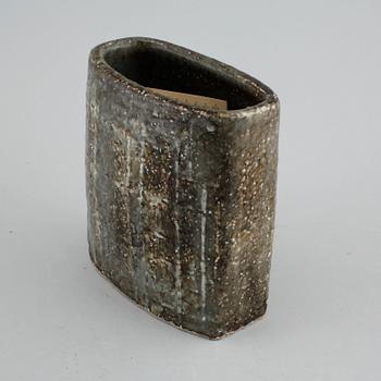 A unique Carl-Harry Stålhane vase in stoneware, Rörstrand, signed and dated -63.