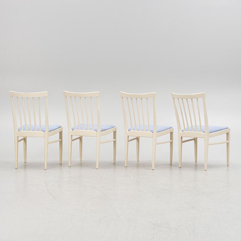 Carl Malmsten, chairs, 4 pcs, "Herrgården", Bodafors, second half of the 20th century.