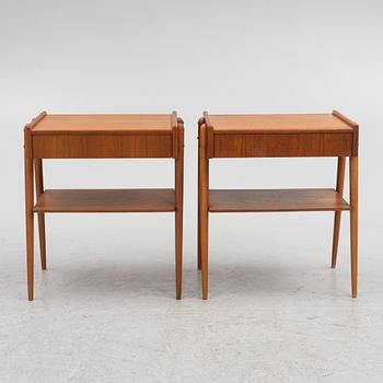 Sängbord, ett par, Carlström & Co. Möbelfabrik, 1900-talet.