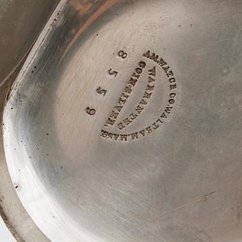 FICKUR, silver samt coin silver, Stewart Dawson & Co, Liverpool och Elgin Natl Watch Co, USA, 1800-talets andra hälft.