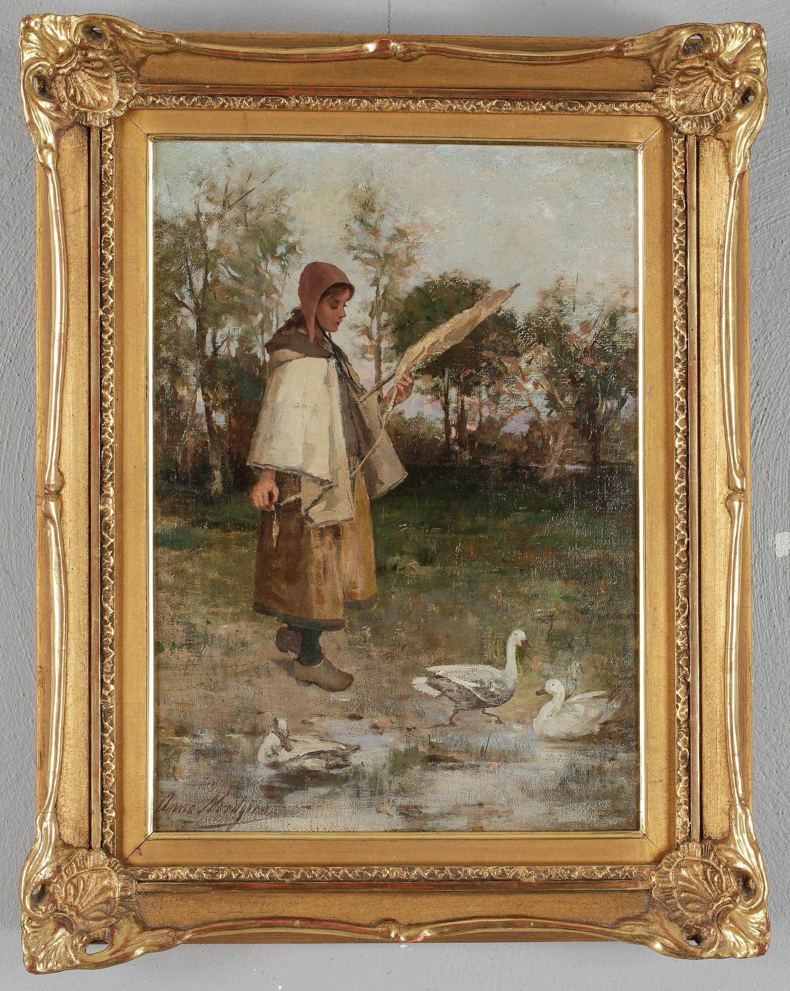 ANNA NORDGREN, Olja på duk, signerad .