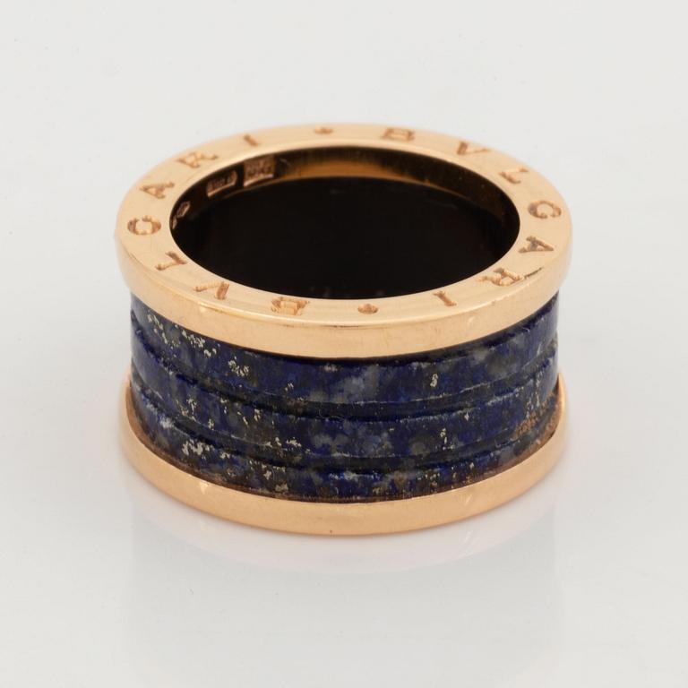 Bulgari, B.Zero1 ring. 18K gold and lapis lazuli.