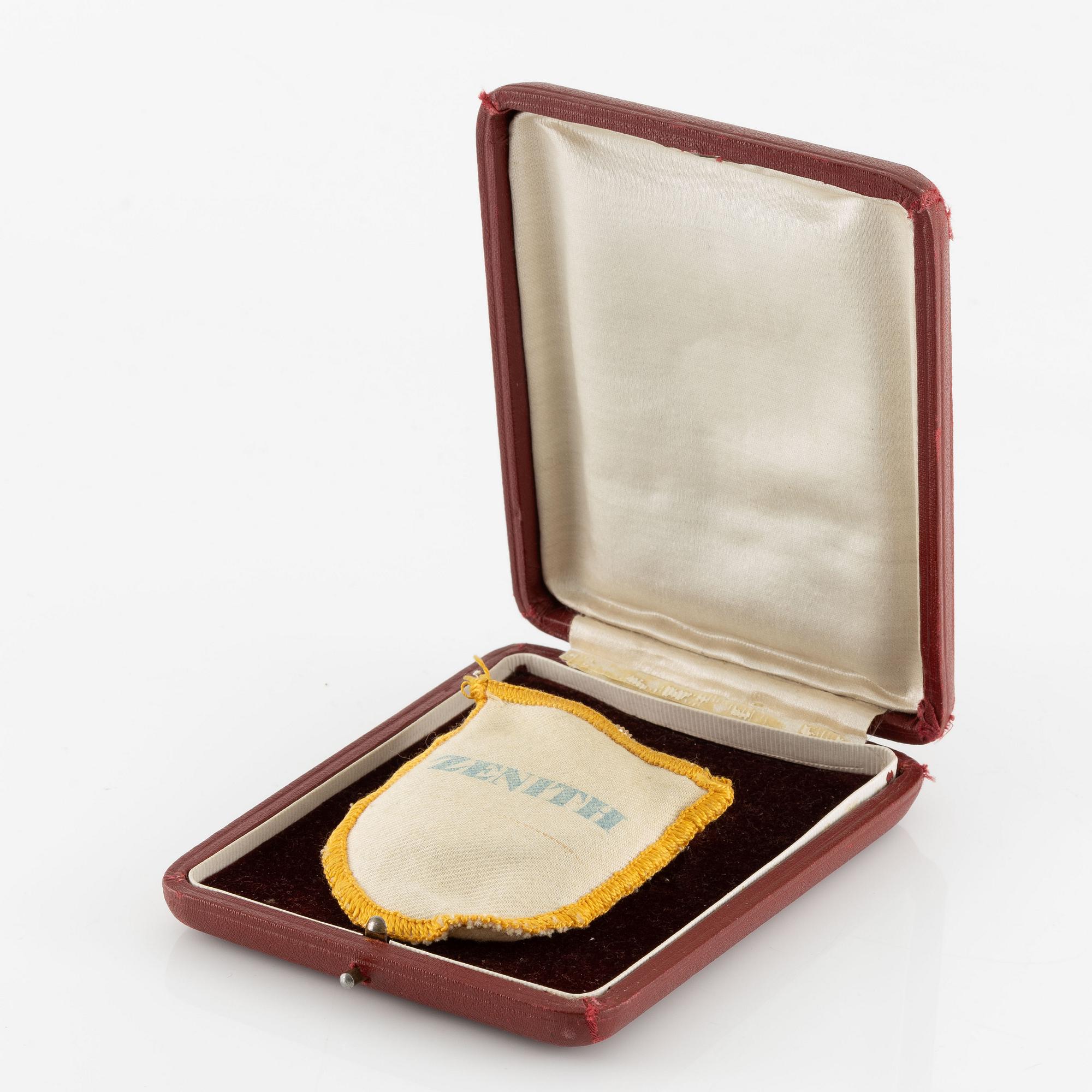 Pocket watch, Zenith, 14K gold, 50.5 mm.