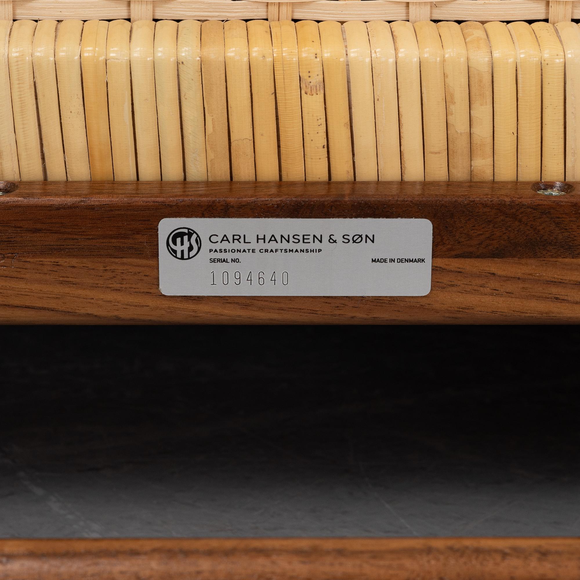 Ole Wanscher, fåtöljer, ett par, "Colonial Chair OW 149", Carl Hansen & Son, Danmark.