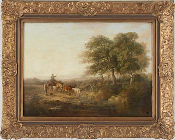 OKÄND KONSTNÄR, olja på duk, troligen England, 1800-tal.