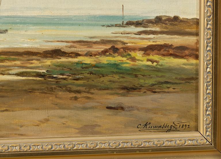 Charles Kuwasseg, Harbour entrance.