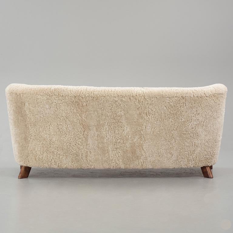 Fritz Hansen, sofa, model "1669", Denmark 1940s.
