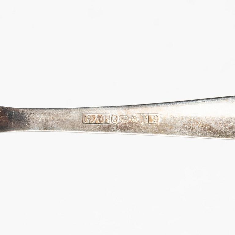 Jacob Ängman, bestick, 24 st, silver, modell "Rosenholm", GAB, Stockholm 1960-tal.