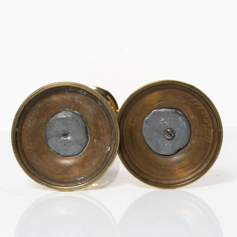 A pair of model 2539 candlesticks, Svenskt Tenn.