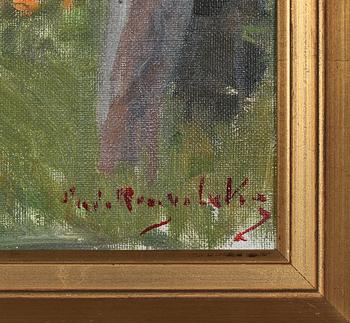 GERDA ROOSVAL-KALLSTENIUS, olja på duk, sign.