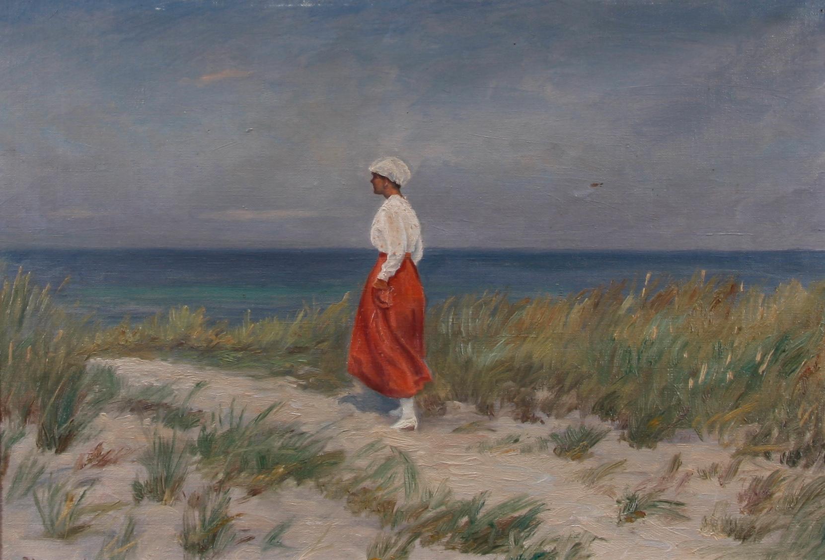 LUDVIG, MÖGELGAARD, olja på duk, sign o dat Tisvilde 1917.