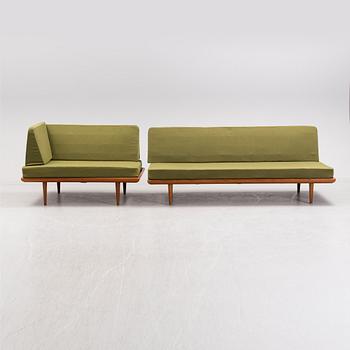 Two sofas, probably 'Minerva' by Peter Hvidt & Orla Mølgaard-Nielsen, France & Daverkosen, Denmark, 1950s.