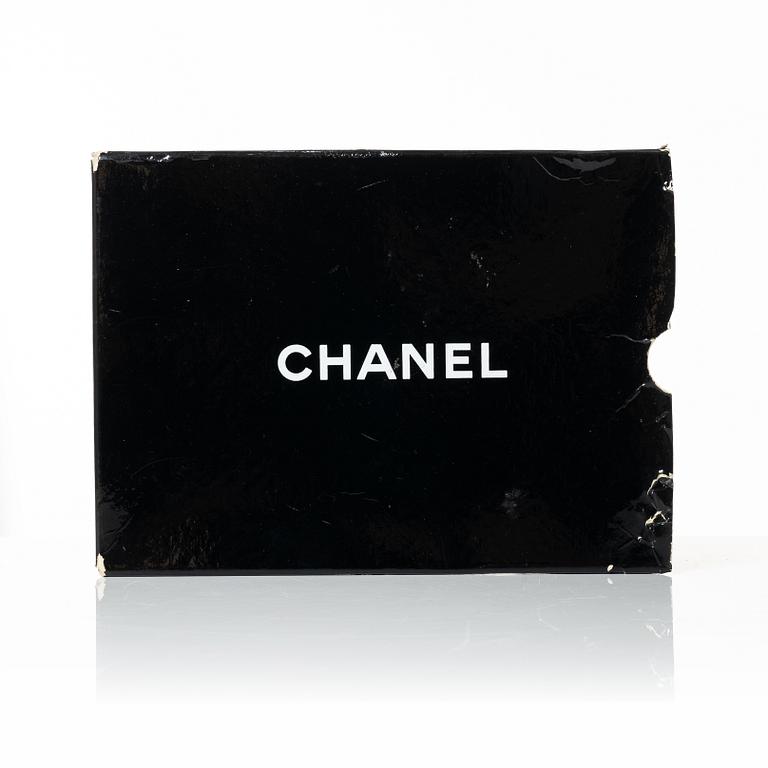 Chanel, A brown suede "Medium Double Flap Bag", 1997-1999.