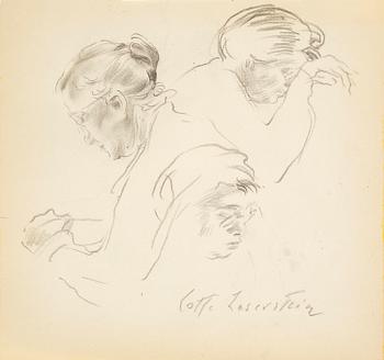 904. Lotte Laserstein, Study of the artist's mother and sister Käte.