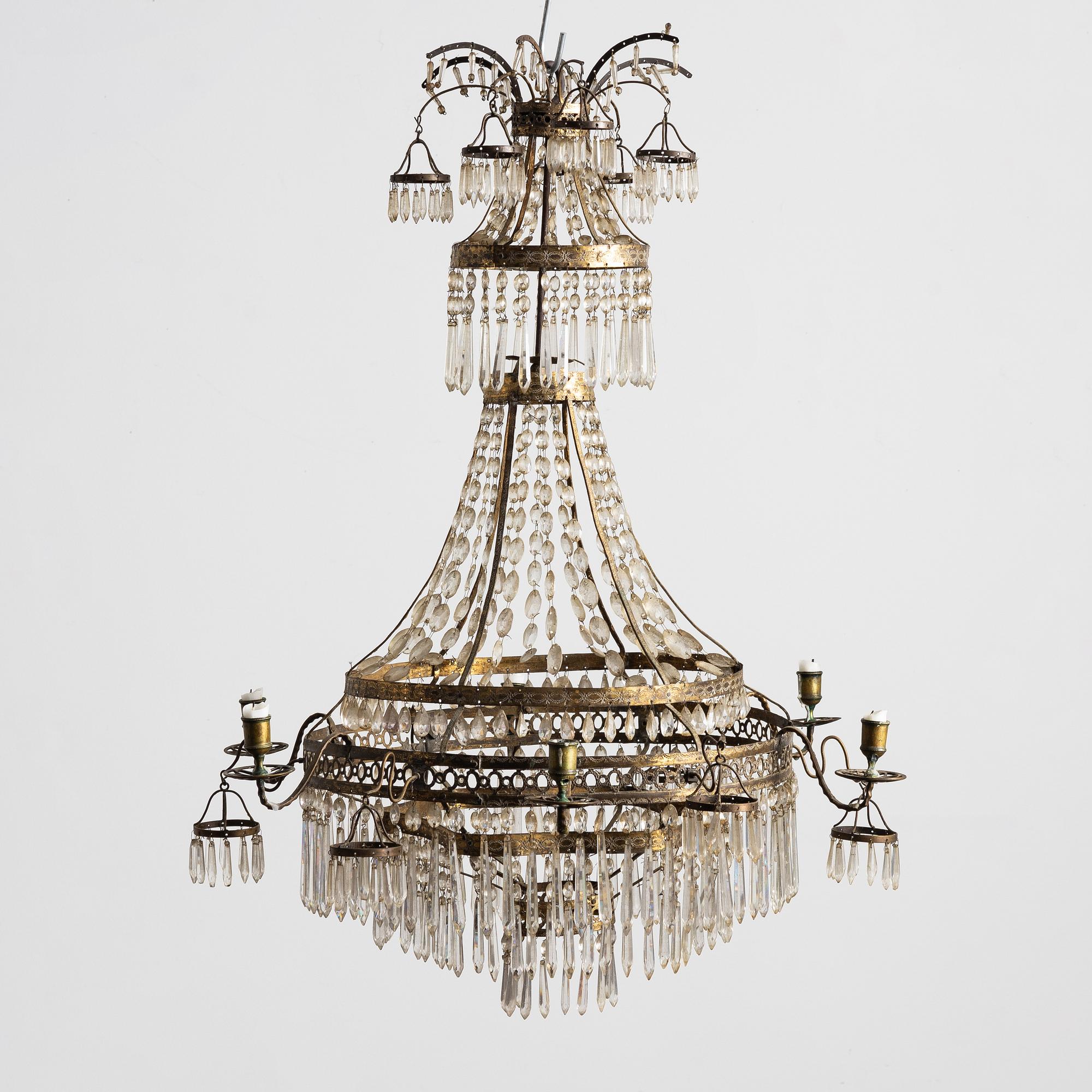 Chandelier, Germany, 19th century.