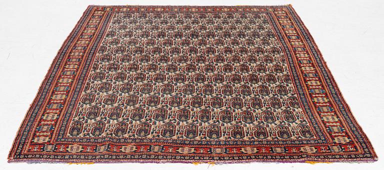 An antique Senneh rug, c 192 x 140 cm.