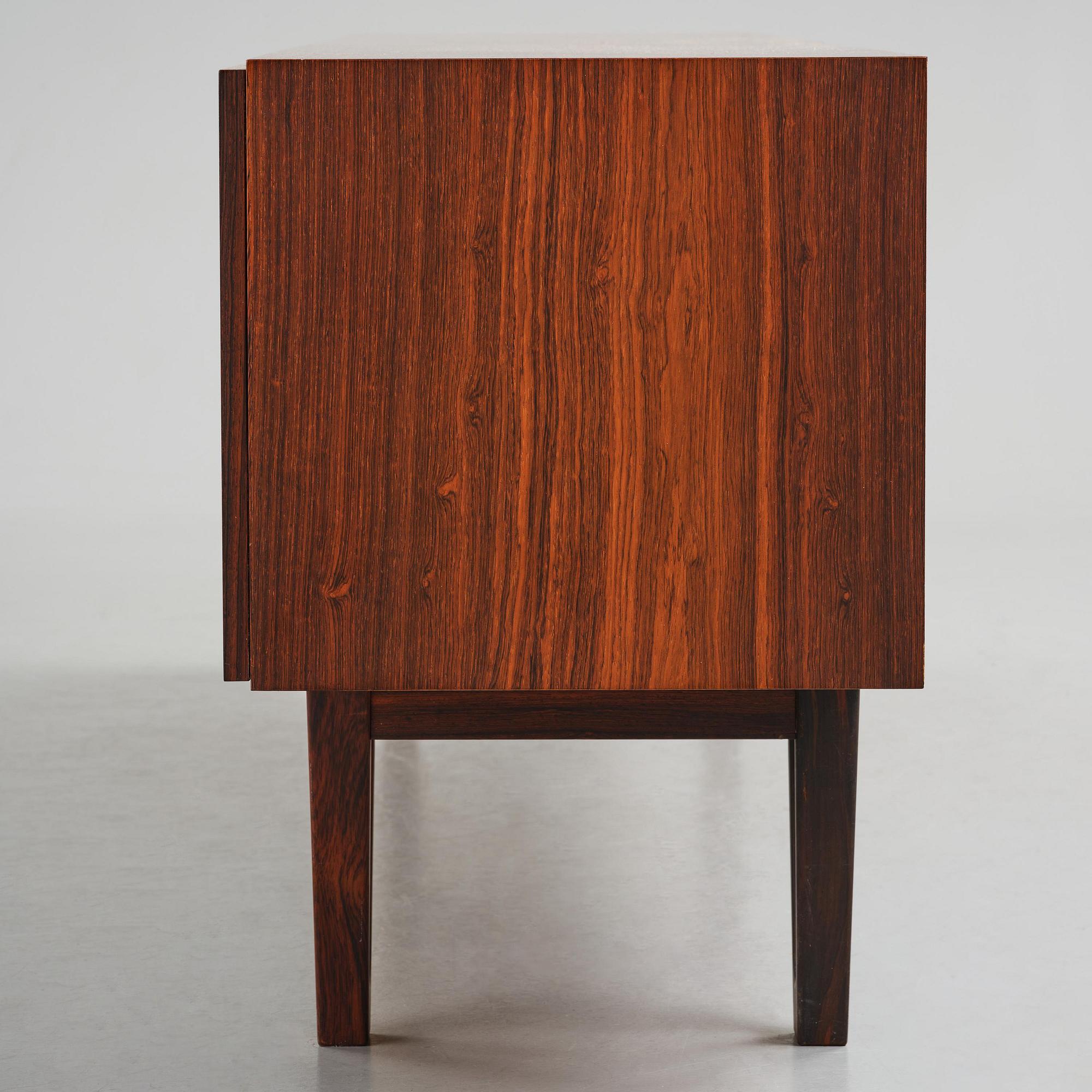 Ib Kofod-Larsen, a rosewood veneered sideboard model "501" from the "Ib 500" series, Seffle Möbelfabrik, Sweden, 1960s.