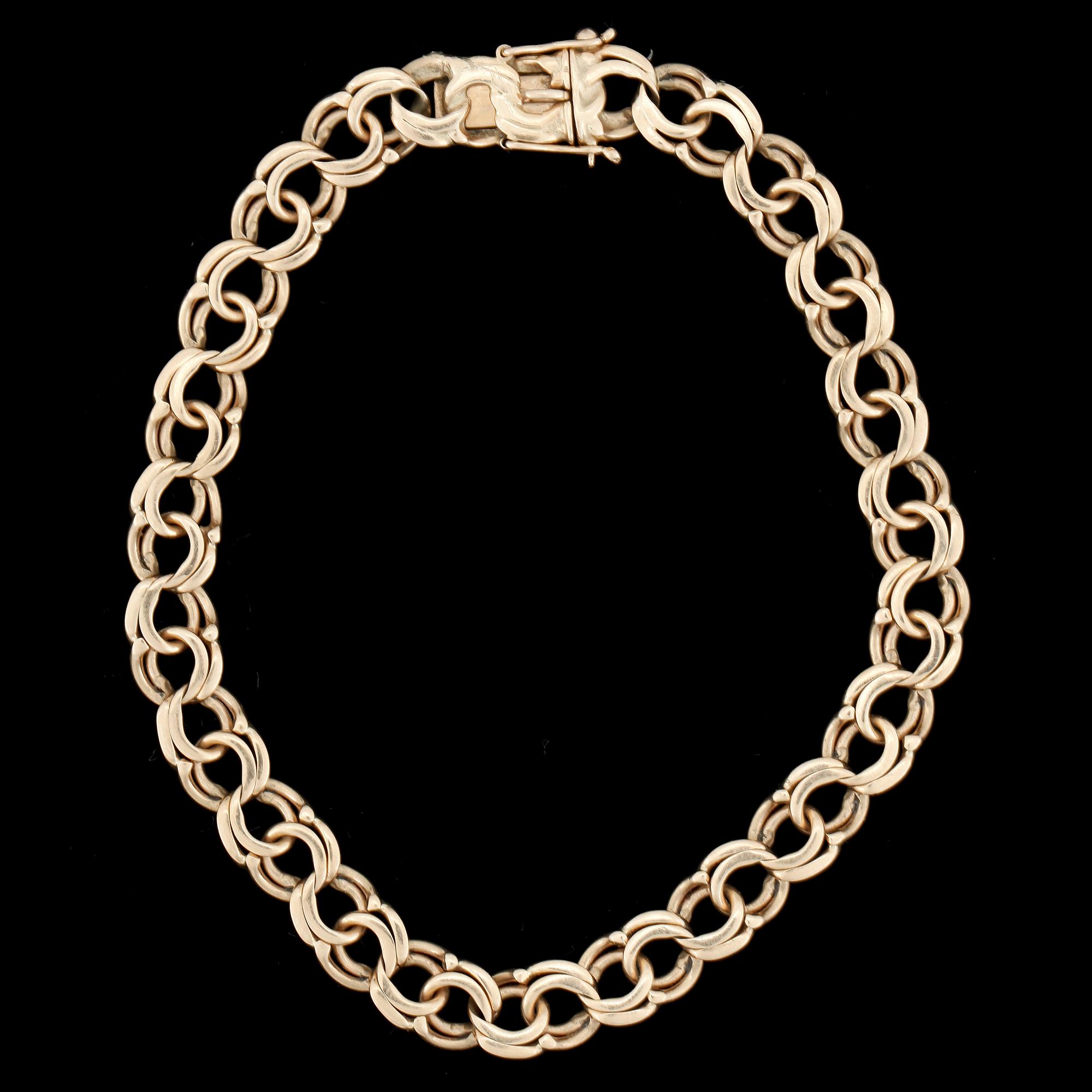 ARMBAND, 18k guld. Vikt ca15g.