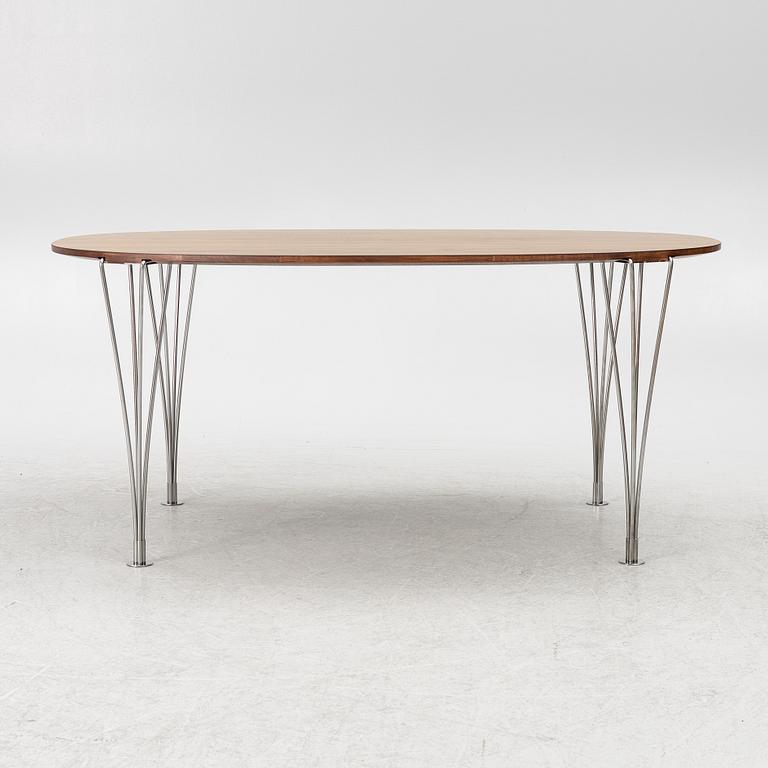 Bruno Mathsson & Piet Hein, dining table 'Superellipse', Bruno Mathsson International.