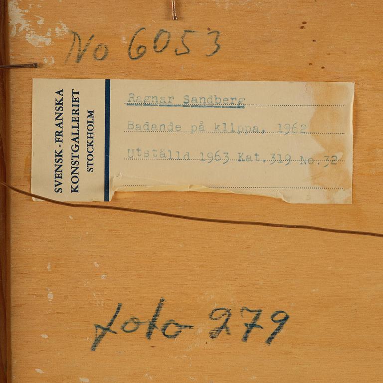 Ragnar Sandberg, Bathing on a cliff.