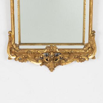 Spegel, rokokostil, 1800-talets andra hälft.