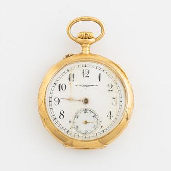 Vacheron & Constantin, Genève, 18K gold, pocket watch, 32 mm.