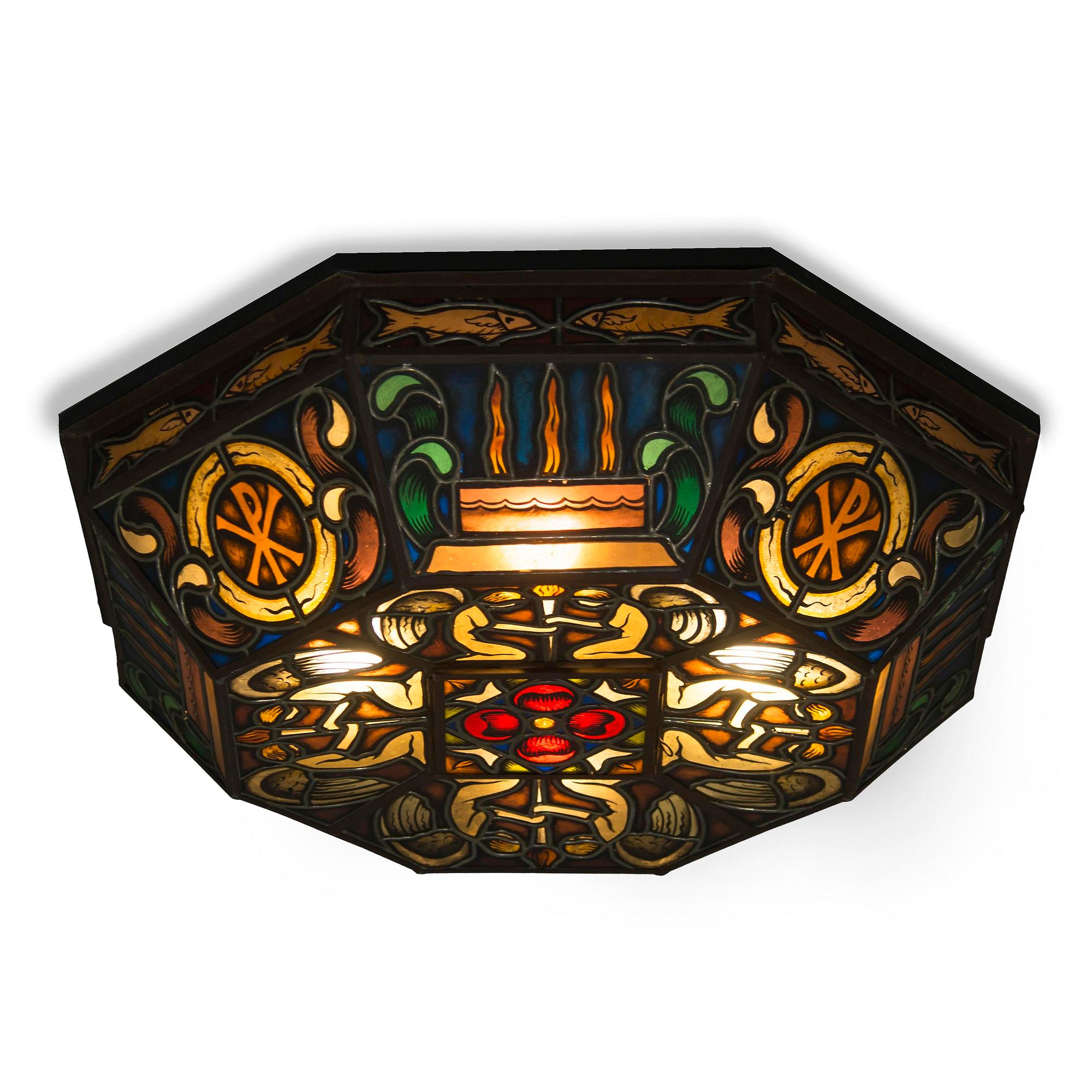 Fritz Hilbert, taklampa, 1930-tal.