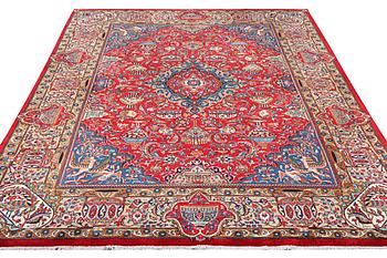 A Kashmar carpet, c. 390 x 298 cm.