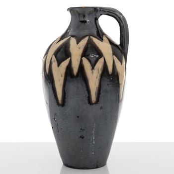 GERDA THESLEFF, A ceramic jug, signed GT.