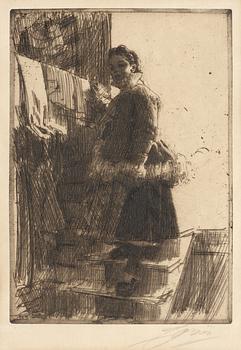 164. Anders Zorn, The storehouse.