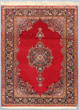 A semi-antique Keshan rug, approx. 160 x 117 cm.