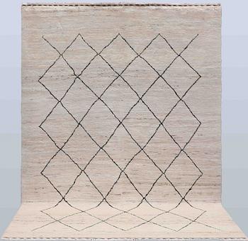 A Moroccan carpet, 235 x 158 cm.