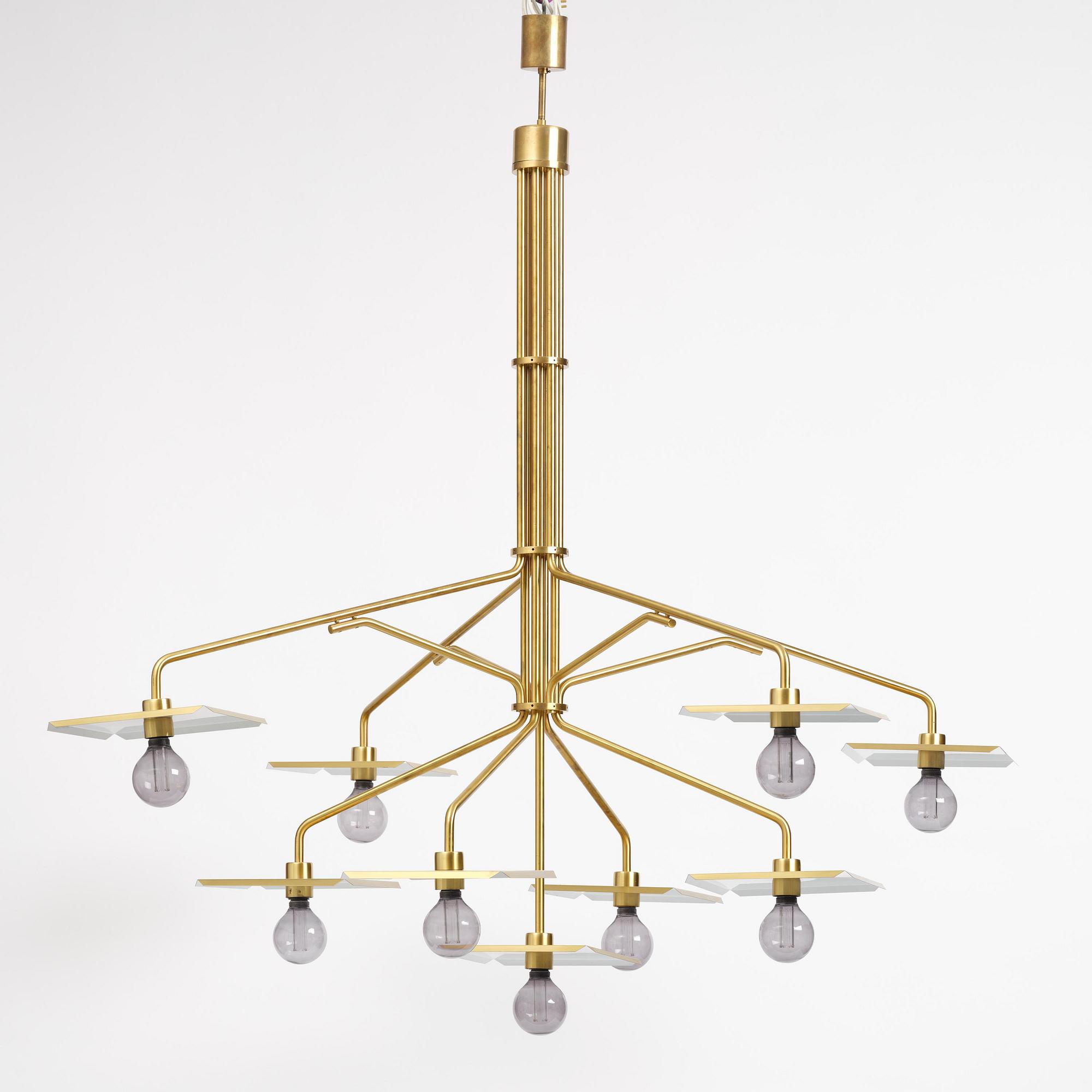 Hans-Agne Jakobsson, an imposing chandelier model C 2504, Hans-Agne Jakobsson AB, Markaryd, 1970s–80s.