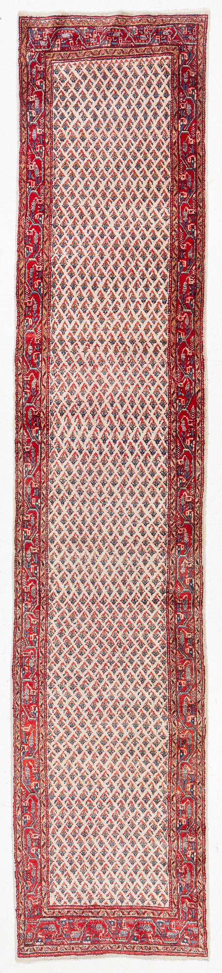 Gallerimatta, orientalisk, ca. 419 x 85 cm.