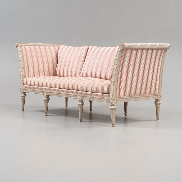 A Gustavian late 18th century sofa.