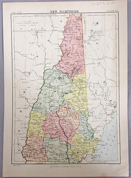 KARTOR, 9 st, 1800-talets andra hälft.