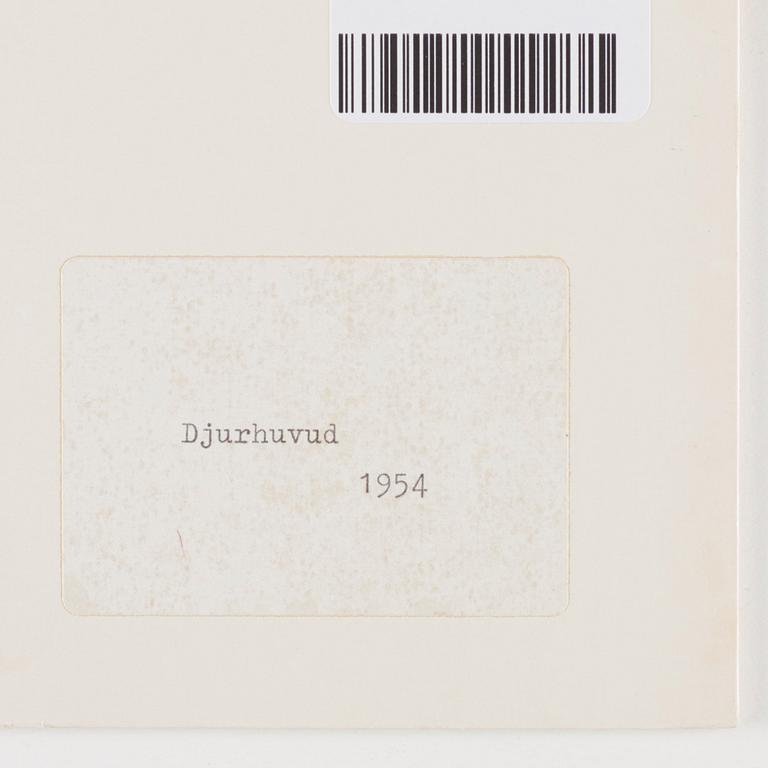 CO Hultén, "Djurhuvud".